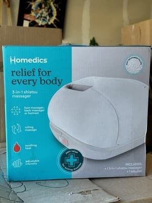 Homedics FMS-290HJ 3-in-1 Shiatsu Foot and Body Massager Plus Footrest - Thumbnail 2