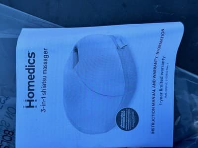 Homedics FMS-290HJ 3-in-1 Shiatsu Foot and Body Massager Plus Footrest - Thumbnail 6
