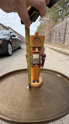 Vintage Erzgebirge Expertic Wooden Nutcracker GDR East Germany 10” - Thumbnail 3