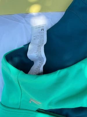 Fabletics Sz M Ella High Support Zip Front Sports Bra Colorblock Worn Once - Thumbnail 6