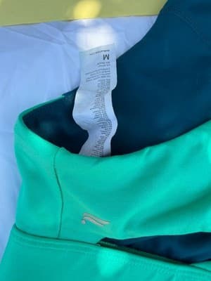 Fabletics Sz M Ella High Support Zip Front Sports Bra Colorblock Worn Once - Thumbnail 7