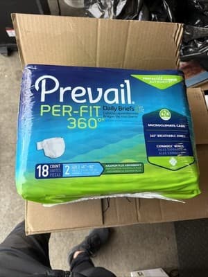 Prevail Per-Fit 360 Incontinence Brief 2 Breathable PFNG-013/1 56 18 Ct