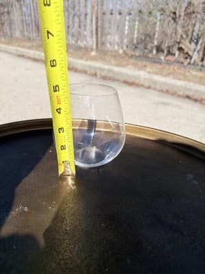 RIEDEL Stemless Wine Glass Clear Modern Tumbler Barware Libbey Style - Thumbnail 2