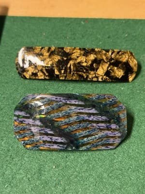 2 Vintage/mid Century, Handmade French Barrettes