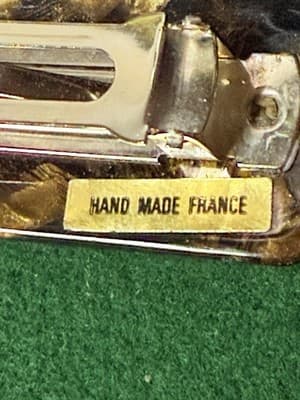 2 Vintage/mid Century, Handmade French Barrettes - Thumbnail 8