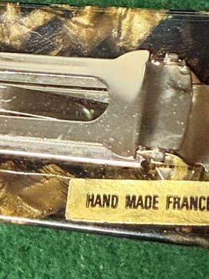 2 Vintage/mid Century, Handmade French Barrettes - Thumbnail 7