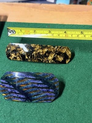 2 Vintage/mid Century, Handmade French Barrettes - Thumbnail 3