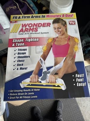 Ontel WA-MC12/3 Wonder Arms Total Workout System Training Resistance Bands