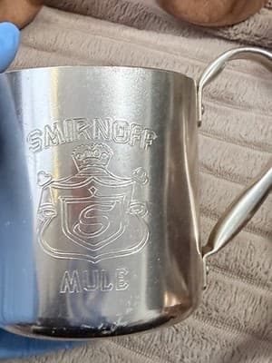 VTG Smirnoff Moscow Mule Mugs Copper Cocktail Barware Cups Set Of 4 Ships Fast - Thumbnail 2