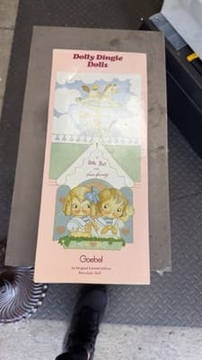 Goebel Dolly Dingle Dolls Halloween Porcelain Doll C32857 911677 w/ Box - Thumbnail 4