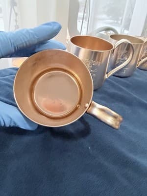 VTG Smirnoff Moscow Mule Mugs Copper Cocktail Barware Cups Set Of 4 Ships Fast - Thumbnail 3