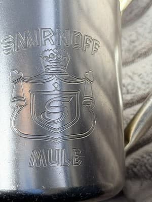 VTG Smirnoff Moscow Mule Mugs Copper Cocktail Barware Cups Set Of 4 Ships Fast - Thumbnail 6