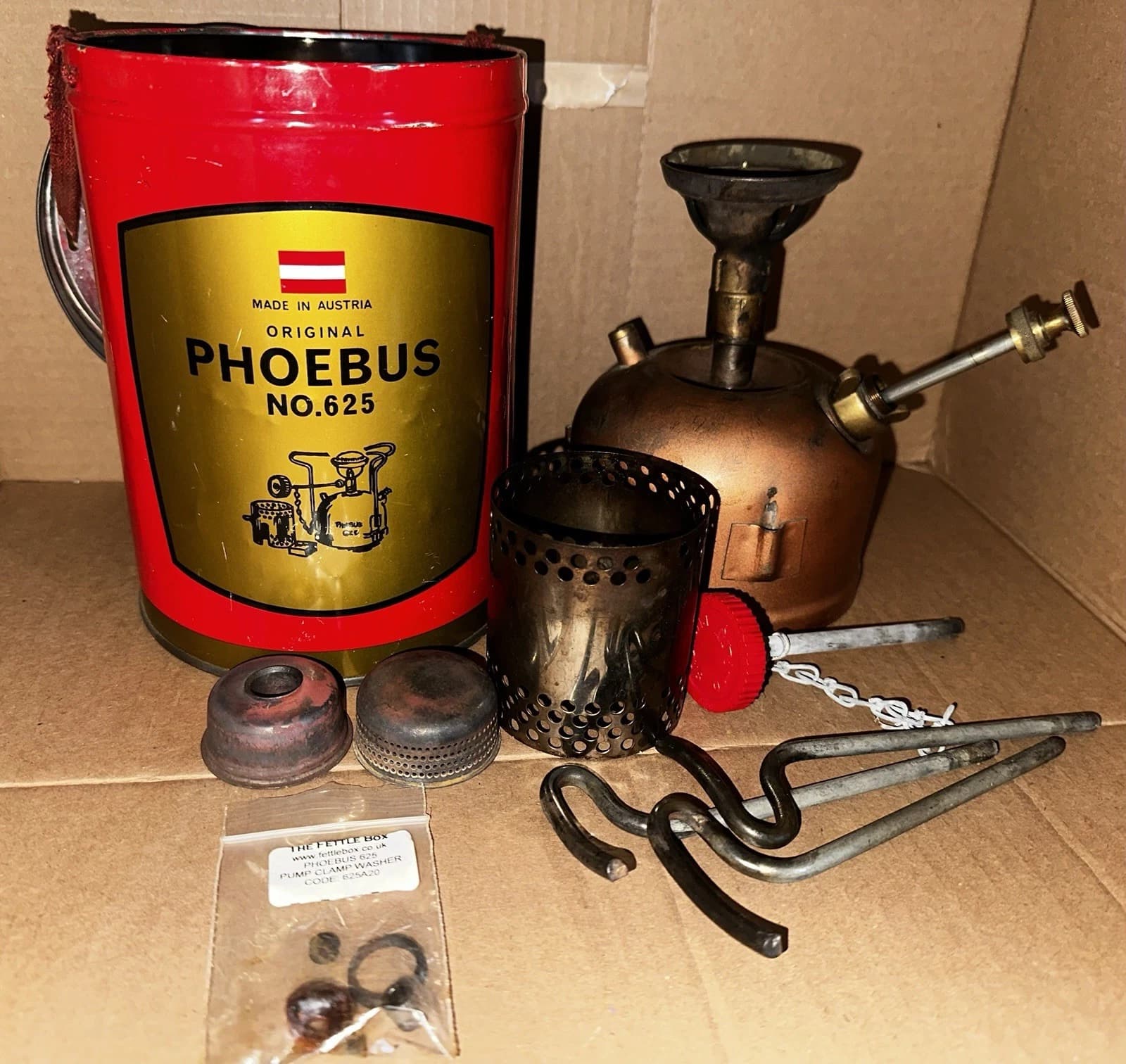 Phoebus No.625 Camping Stove Made in Austria - Thumbnail 2