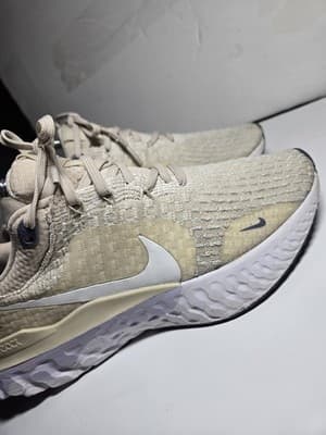 Nike React Infinity Run Flyknit 3 Shoes Womens Size 7 Beige Running Sneakers - Thumbnail 12