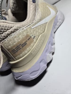 Nike React Infinity Run Flyknit 3 Shoes Womens Size 7 Beige Running Sneakers - Thumbnail 11