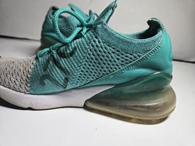 Size 7.5 - Nike Air Max 270 Flyknit Clear Emerald Women’s - Thumbnail 6