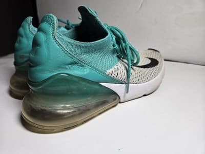 Size 7.5 - Nike Air Max 270 Flyknit Clear Emerald Women’s - Thumbnail 3
