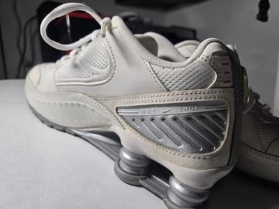 Nike Shox Enigma Silver White Women's Running Shoes Sz 7(BQ9001-003) - Thumbnail 8