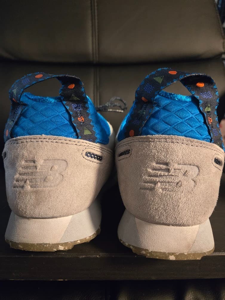 New Balance Shoes Mens 10 Trailbuster Re-engineered Sneakers TBTFHWB Grey Suede - Thumbnail 8