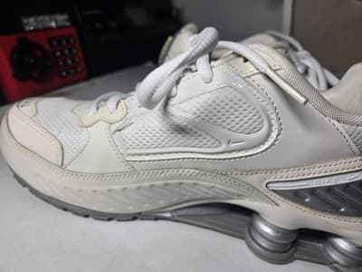 Nike Shox Enigma Silver White Women's Running Shoes Sz 7(BQ9001-003) - Thumbnail 9