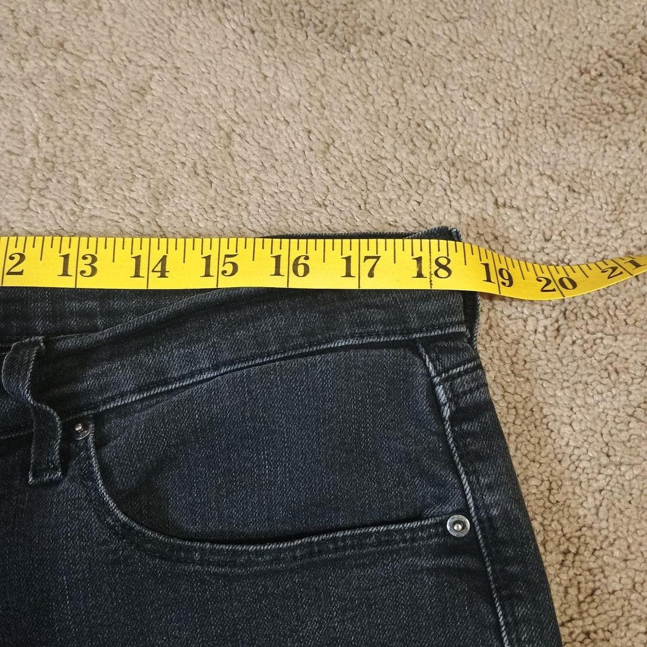 Levis 505 Mens Straight Leg Jeans Black Denim - Thumbnail 8