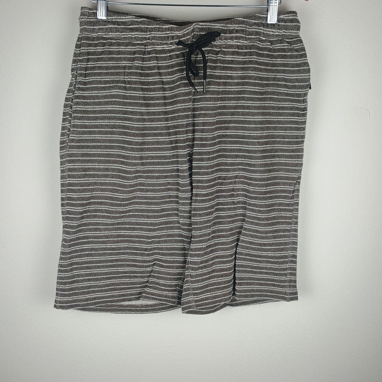 ONIA Towel Terry Shorts Men's Medium Blue White Striped - Thumbnail 2