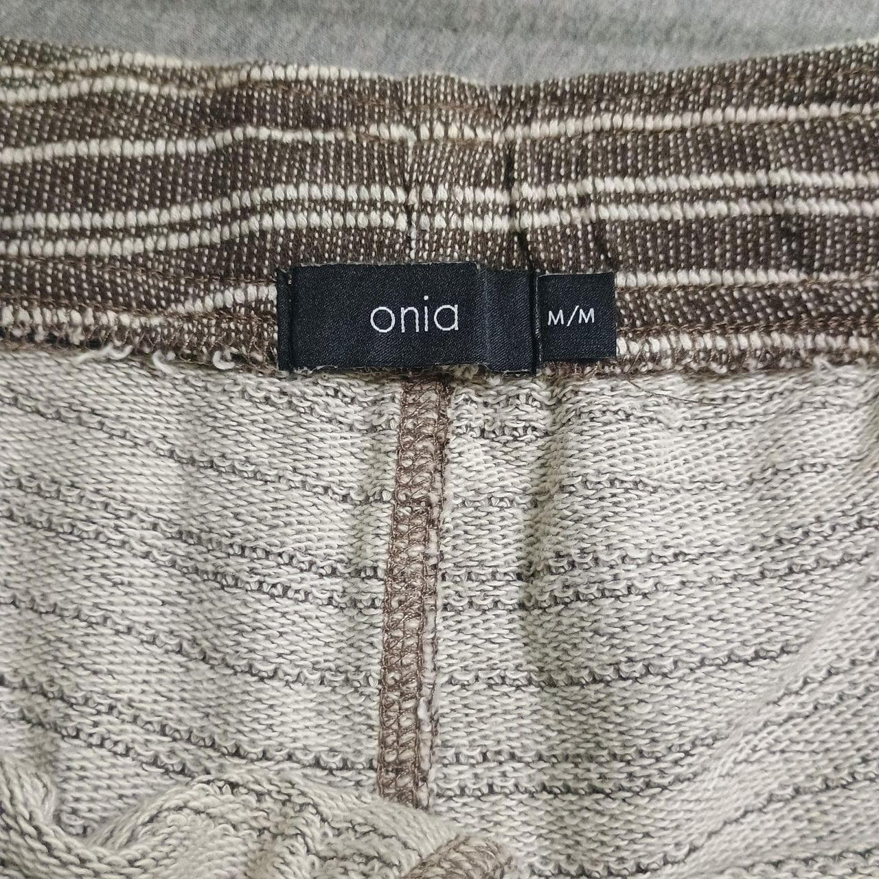 ONIA Towel Terry Shorts Men's Medium Blue White Striped - Thumbnail 8