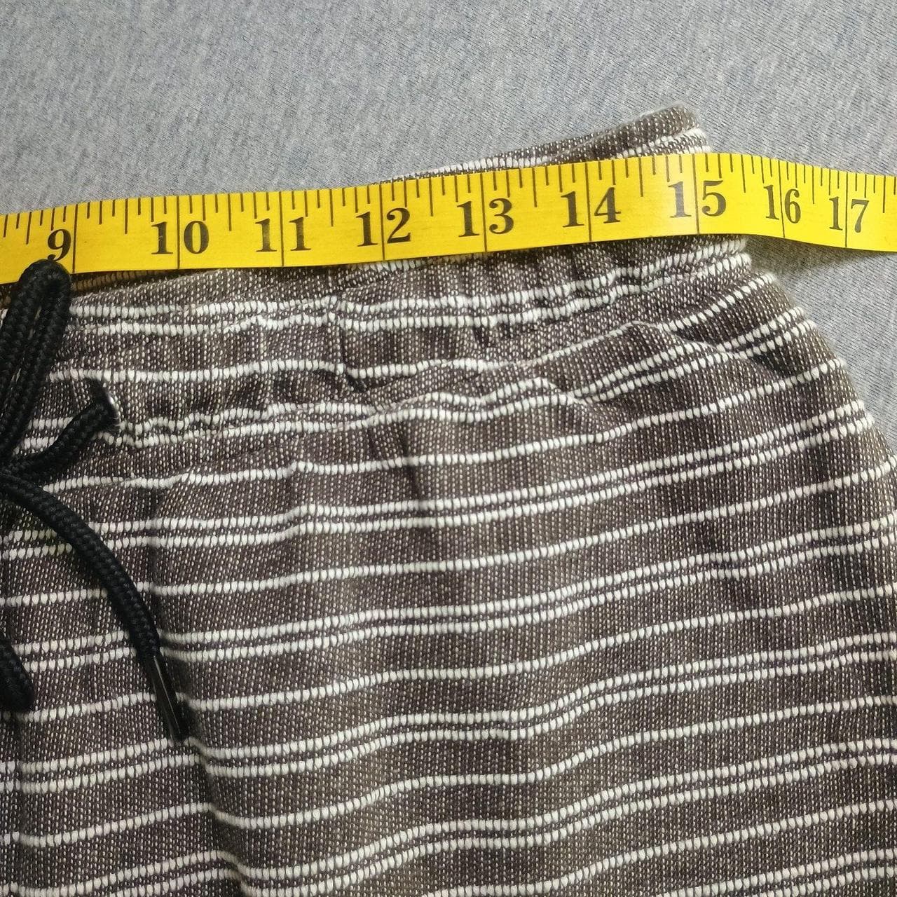 ONIA Towel Terry Shorts Men's Medium Blue White Striped - Thumbnail 4
