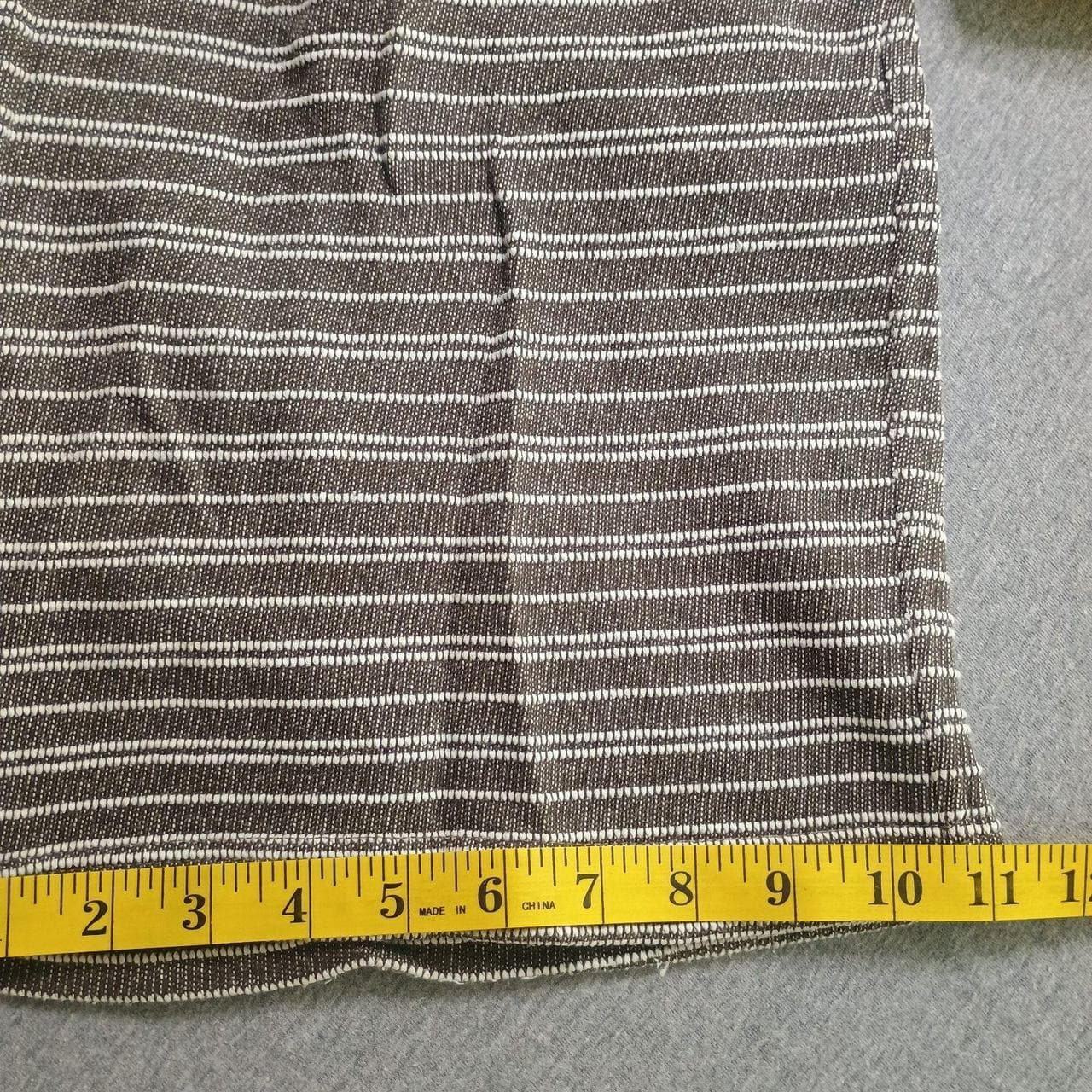 ONIA Towel Terry Shorts Men's Medium Blue White Striped - Thumbnail 7