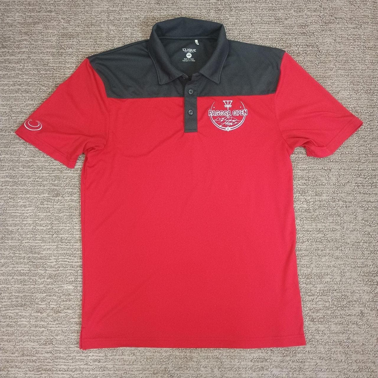 CLIQUE DISC GOLF SHIRT MENS MEDIUM - Thumbnail 2