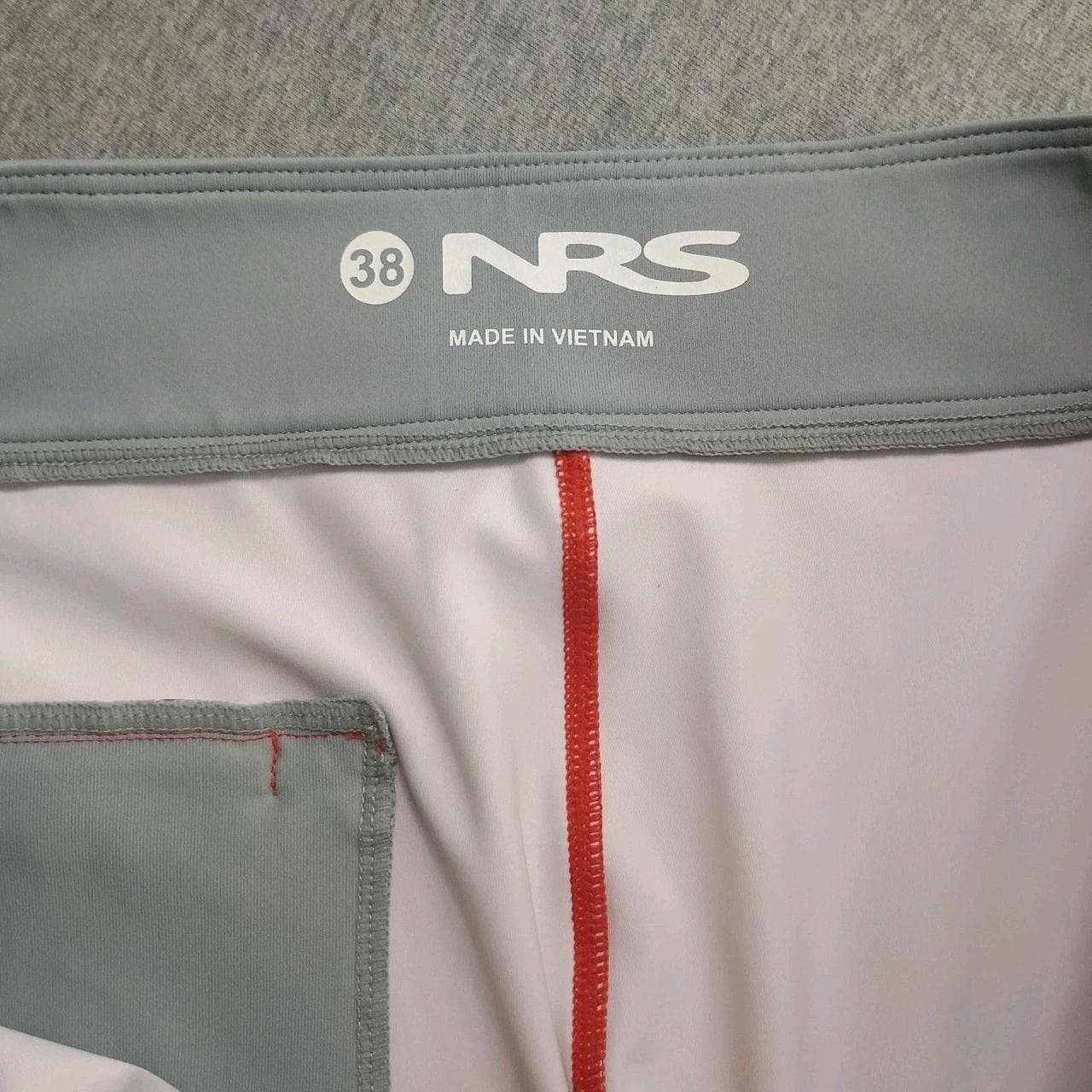NRS EDDYLINE TECHNICAL SWIM SHORT MEN'S 38 RED GEOMETRIC - Thumbnail 4