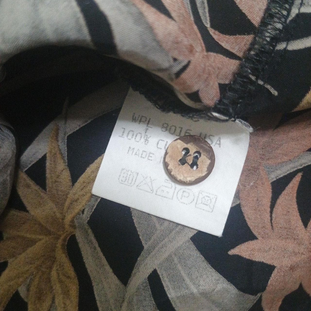 VINTAGE RISCATTO SHIRT XL TROPICAL LIGHTWEIGHT FLOWY HAWAIIAN SHIRT - Thumbnail 4