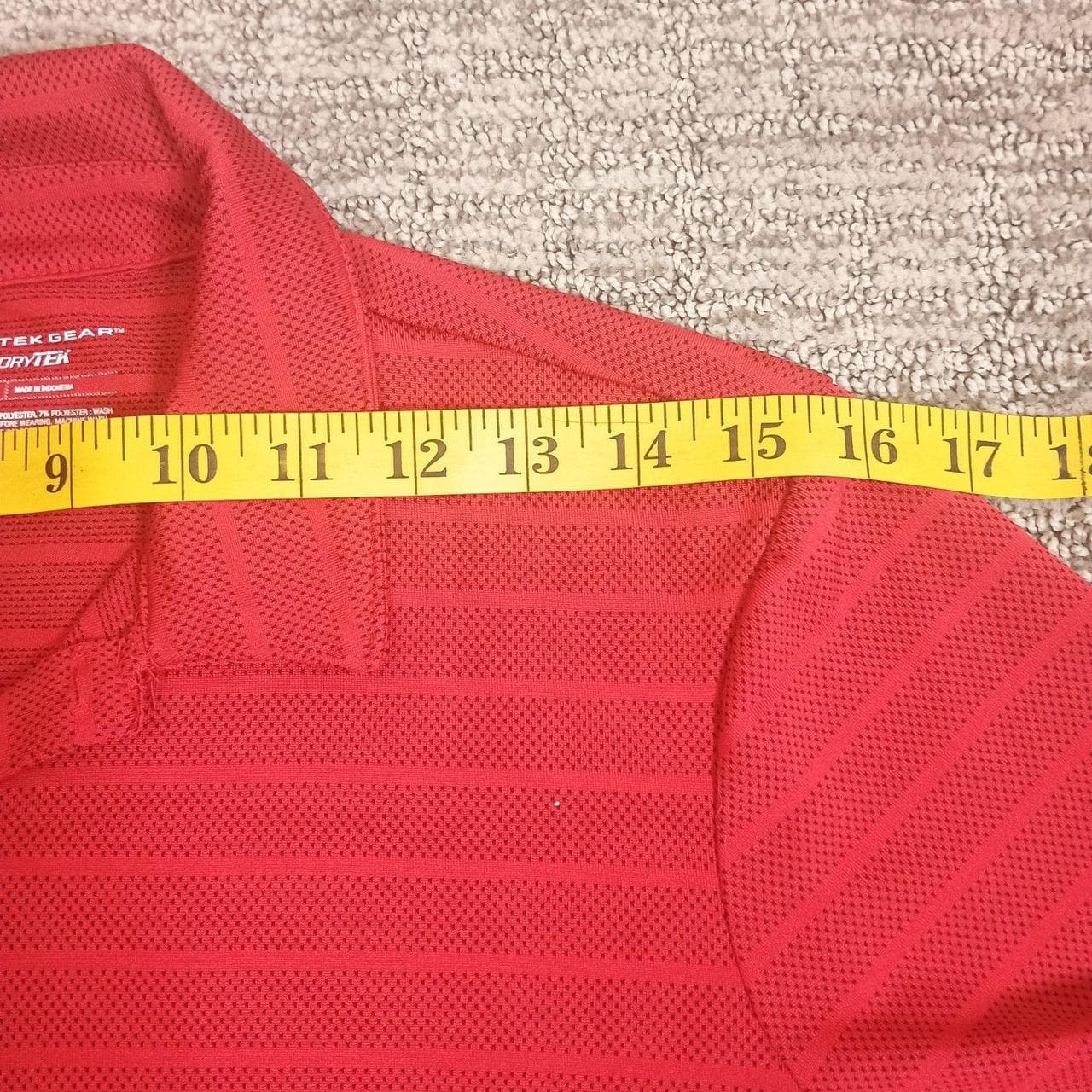 TEK GEAR DRY TEK POLO BOYS XL HUSKEY SUMMER GOLF SHIRT - Thumbnail 4