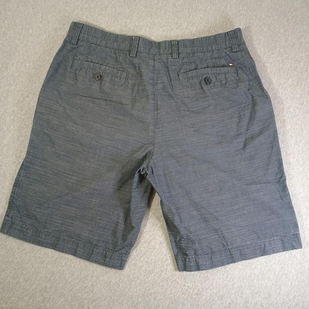 TOMMY HILFIGER CHINO SHORTS MEN'S 34 BLUE/GRAY - Thumbnail 5