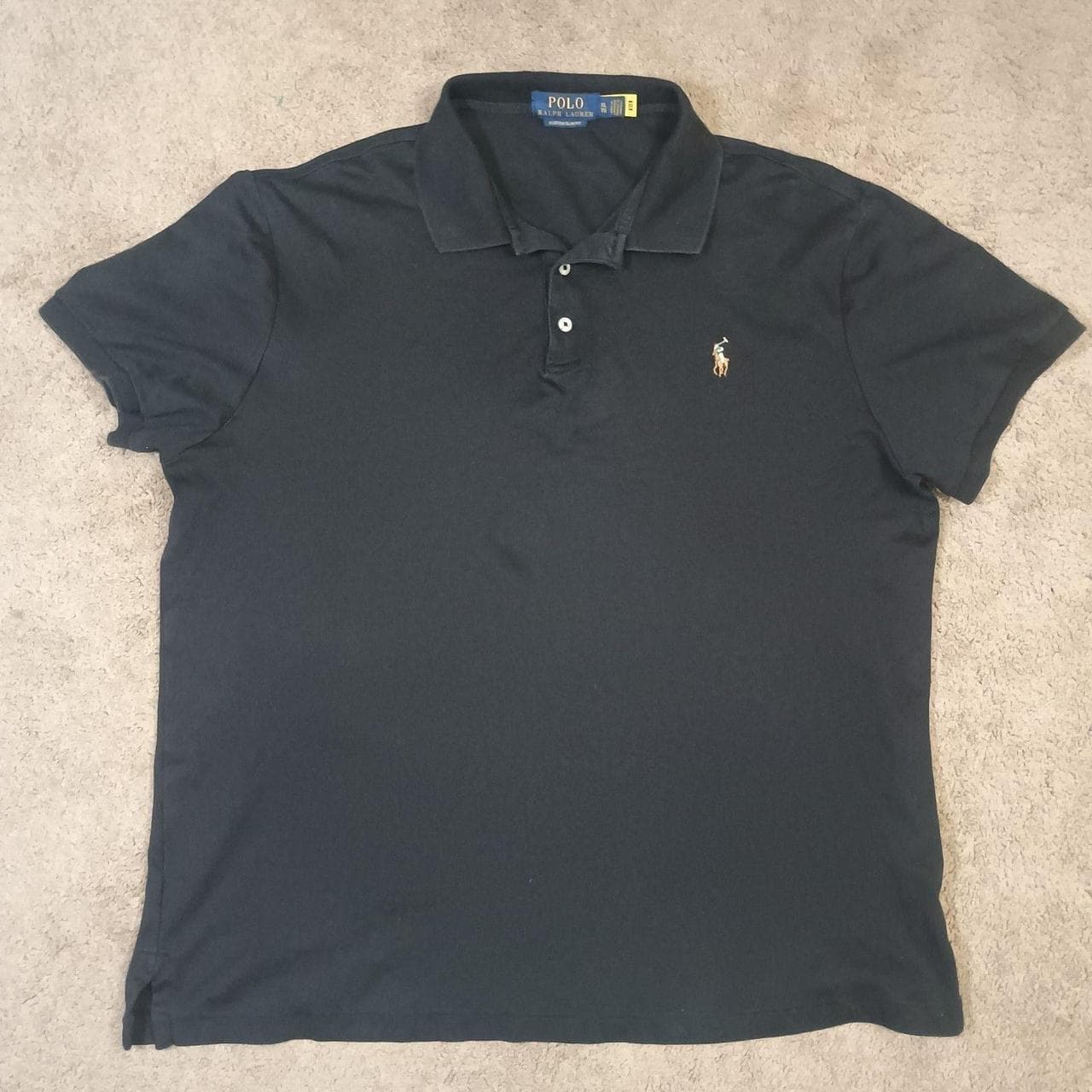 RALPH LAUREN MENS SUMMER SHORT SLEEVE POLO DESIGNED FOR LIGHTWEIGHT COMFORT AND BREATHABLE WARM-WEATHER WEAR. CLASSIC SHIRT EVERYDAY USE, TRAVEL, AND CASUAL SUMMER OUTFITS. CLASSIC SHORT SLEEVE POLO DESIGN WITH A VERSATILE CASUAL STYLE THAT PAIRS WELL WITH JEANS, SHORTS, OR CHINOS. PERFECT FOR SUMMER CASUAL WEAR, VACATIONS, OUTDOOR EVENTS, AND WEEKEND USE. - Thumbnail 2