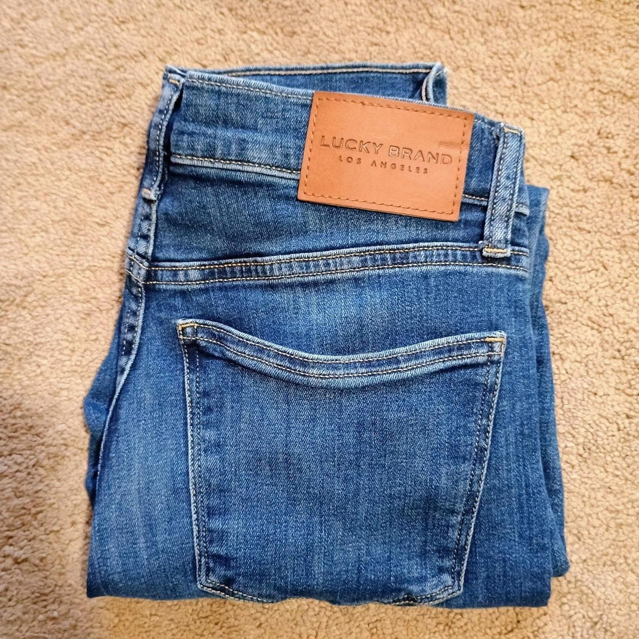 LUCKY BRAND JEANS WOMENS SIZE 6/28 (28X26) MID RISE SKINNY AVA ANKLE - Thumbnail 4