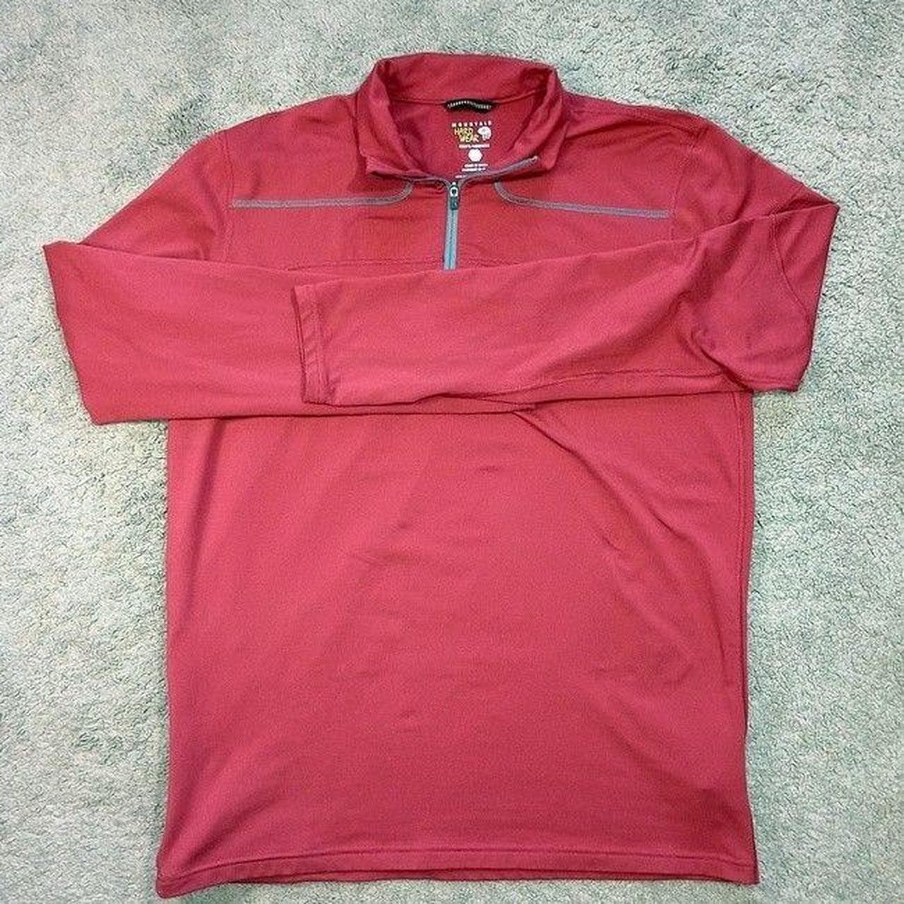 MOUNTAIN HARDWEAR PULLOVER 1/4 ZIP FLEECE MENS MEDIUM - Thumbnail 2