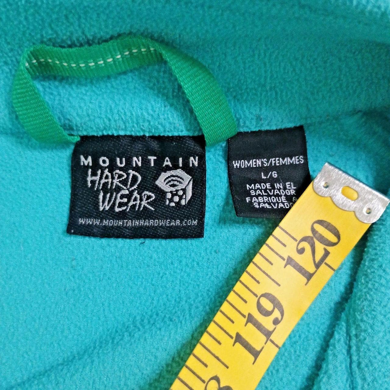 MOUNTAIN HARDWEAR MICROCHILL QUARTER-ZIP WOMANS LARGE MICRO FLEECE TOP HIKING - Thumbnail 7