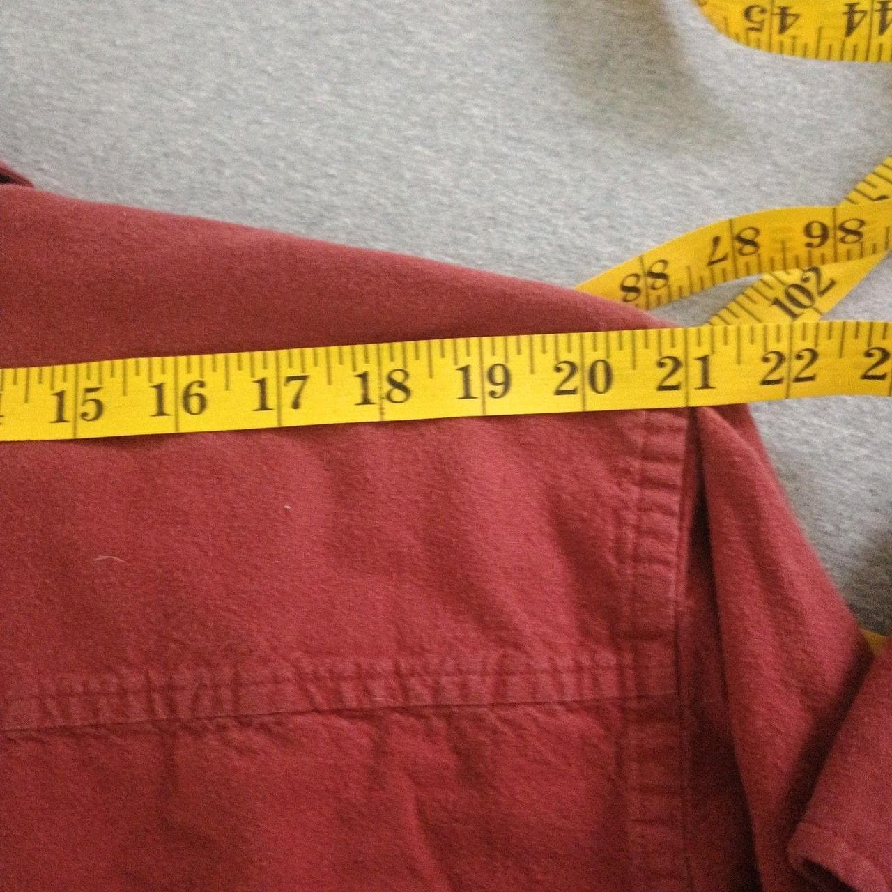 VINTAGE PENDLETON HIKER SHIRT MENS XL RED COTTON LONG SLEEVE BUTTON UP CASUAL OUTDOOR - Thumbnail 8