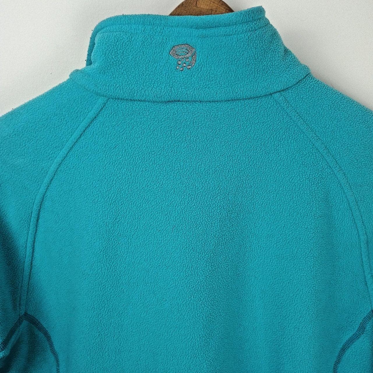 MOUNTAIN HARDWEAR MICROCHILL QUARTER-ZIP WOMANS LARGE MICRO FLEECE TOP HIKING - Thumbnail 3