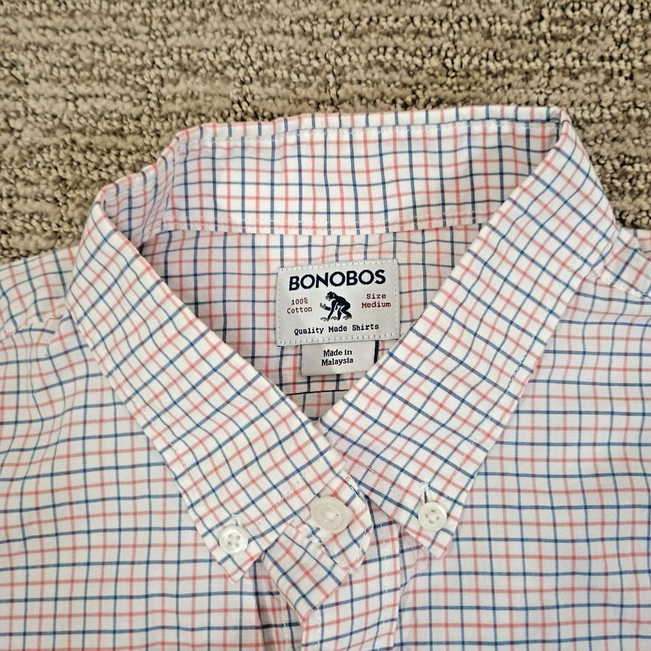 BONOBOS SHIRT MENS MEDIUM RETRO CLASSIC - Thumbnail 2