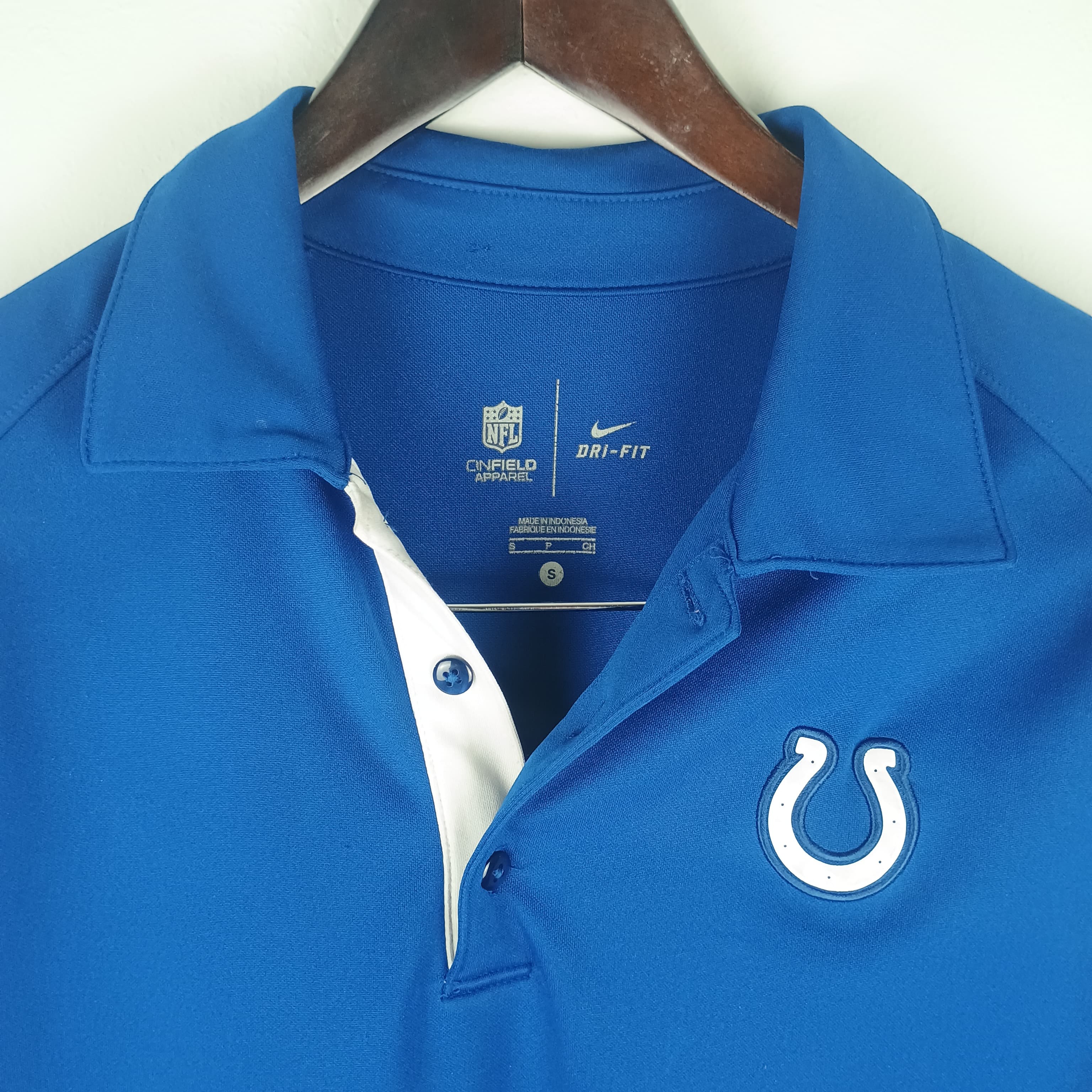 Nike Colts Dri-FIT Polo Shirt Size S