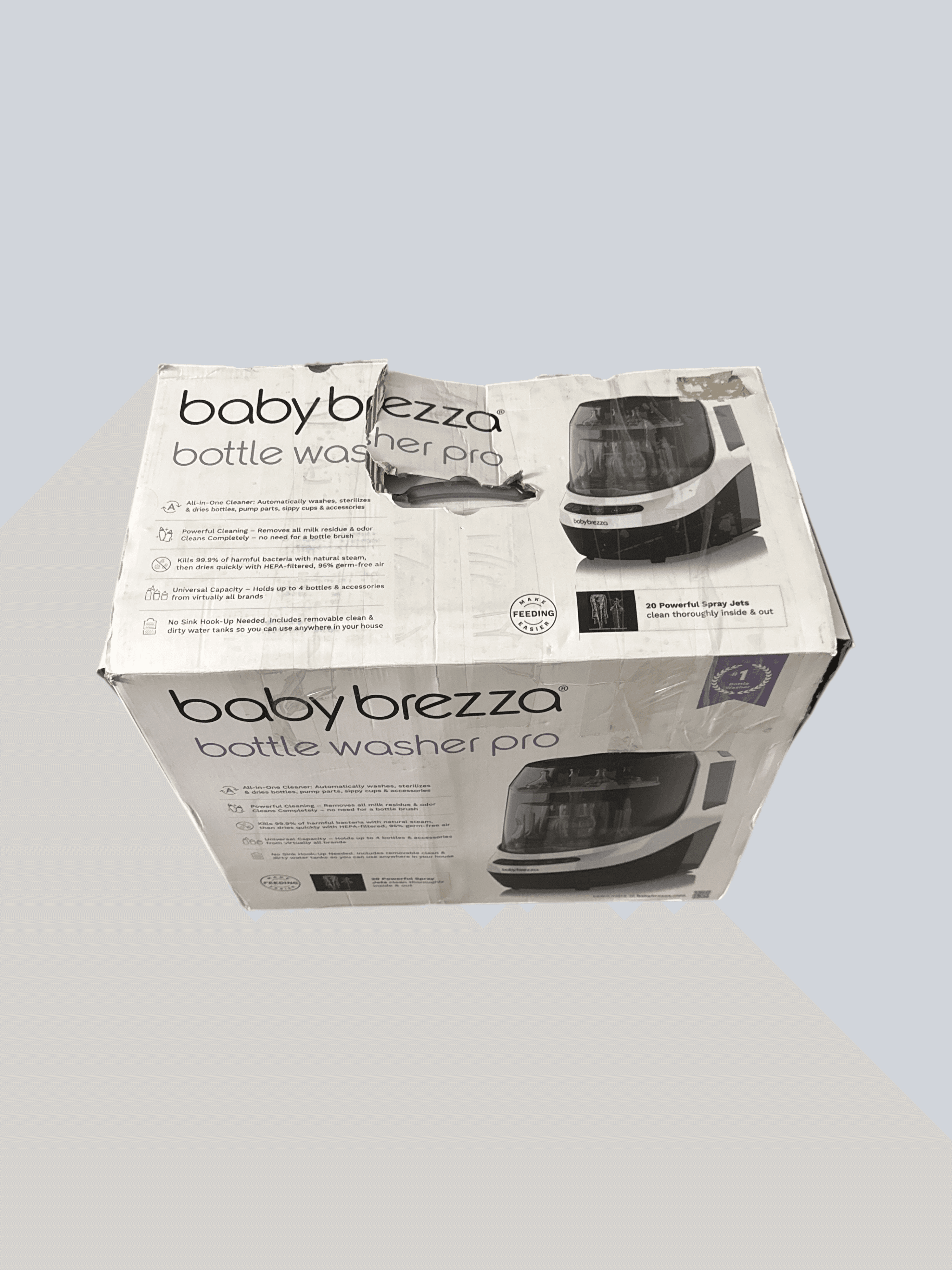 Baby Brezza Bottle Washer Pro Washes, Sanitizes and has a Electric Dryer, say bye bye to water spots - Thumbnail 4