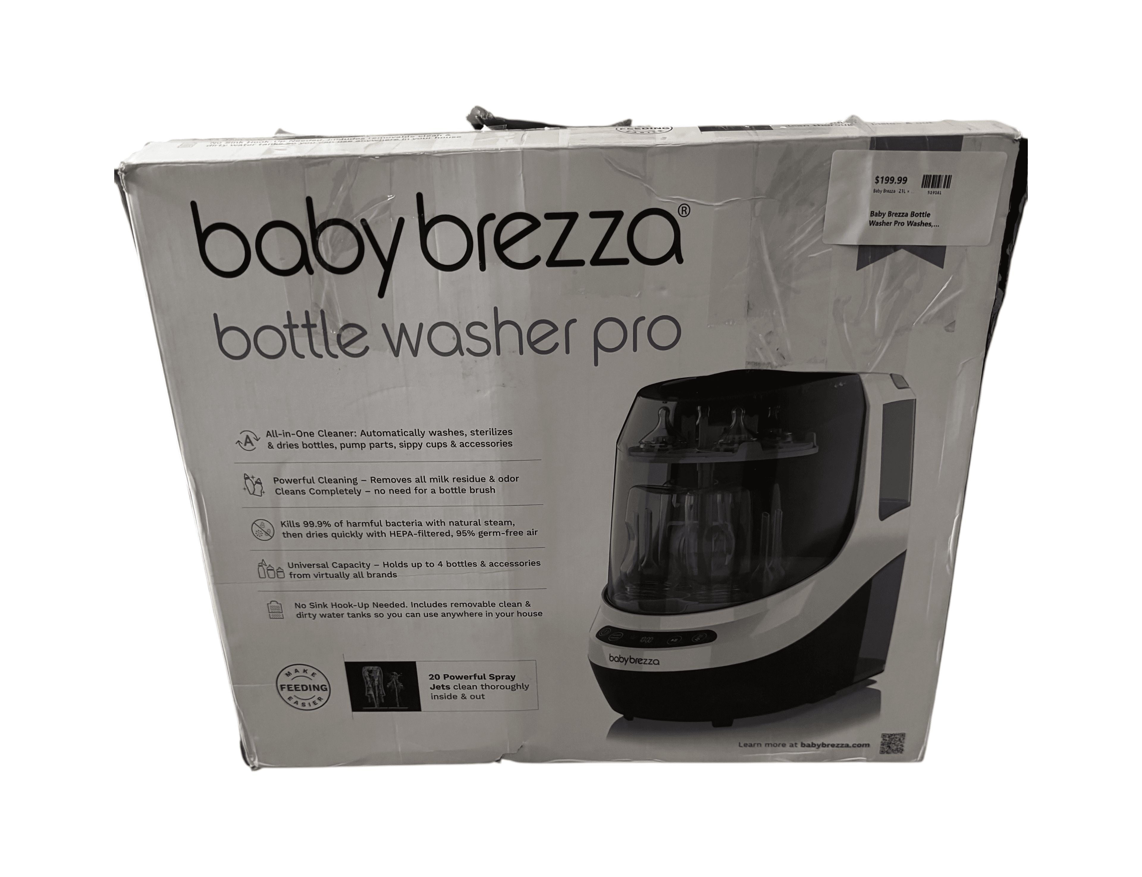Baby Brezza Bottle Washer Pro Washes, Sanitizes and has a Electric Dryer, say bye bye to water spots - Thumbnail 7
