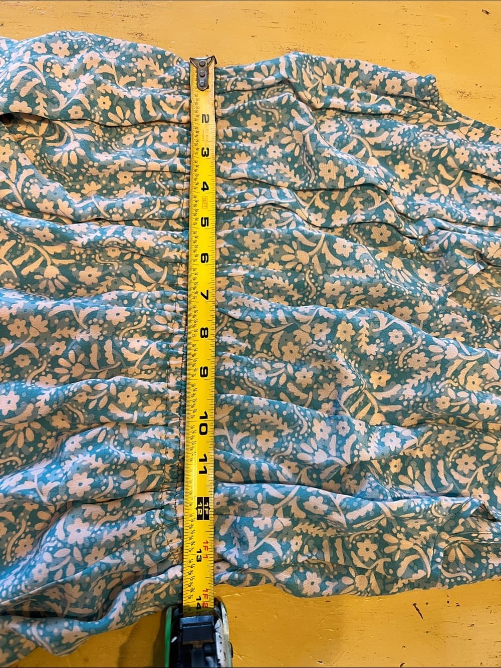 Rebecca Taylor Blue Floral Sleeveless Tiered Midi Dress Size 8 - Thumbnail 6
