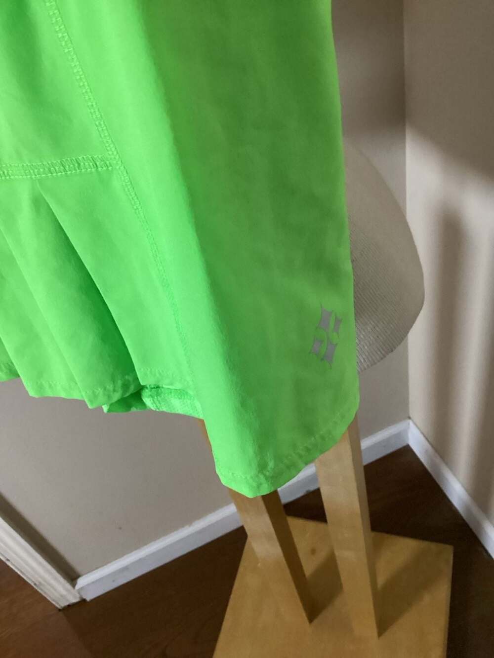 Jofit Women's Tennis Golf Set Neon Green Purple Tank Top & Pleated Skort Size L - Thumbnail 6