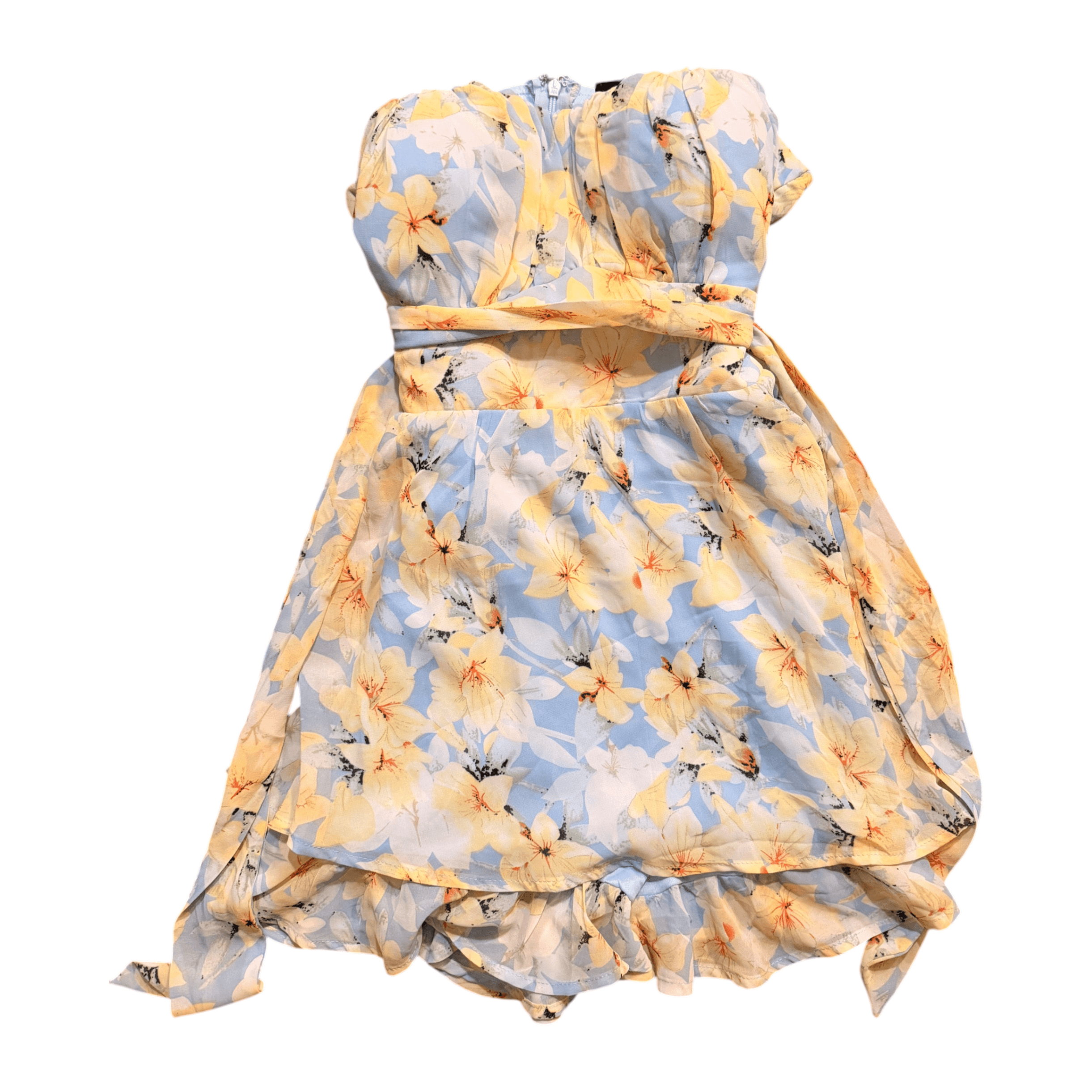 Miss Avenue | NWT Floral Strapless Mini Dress | Size Medium