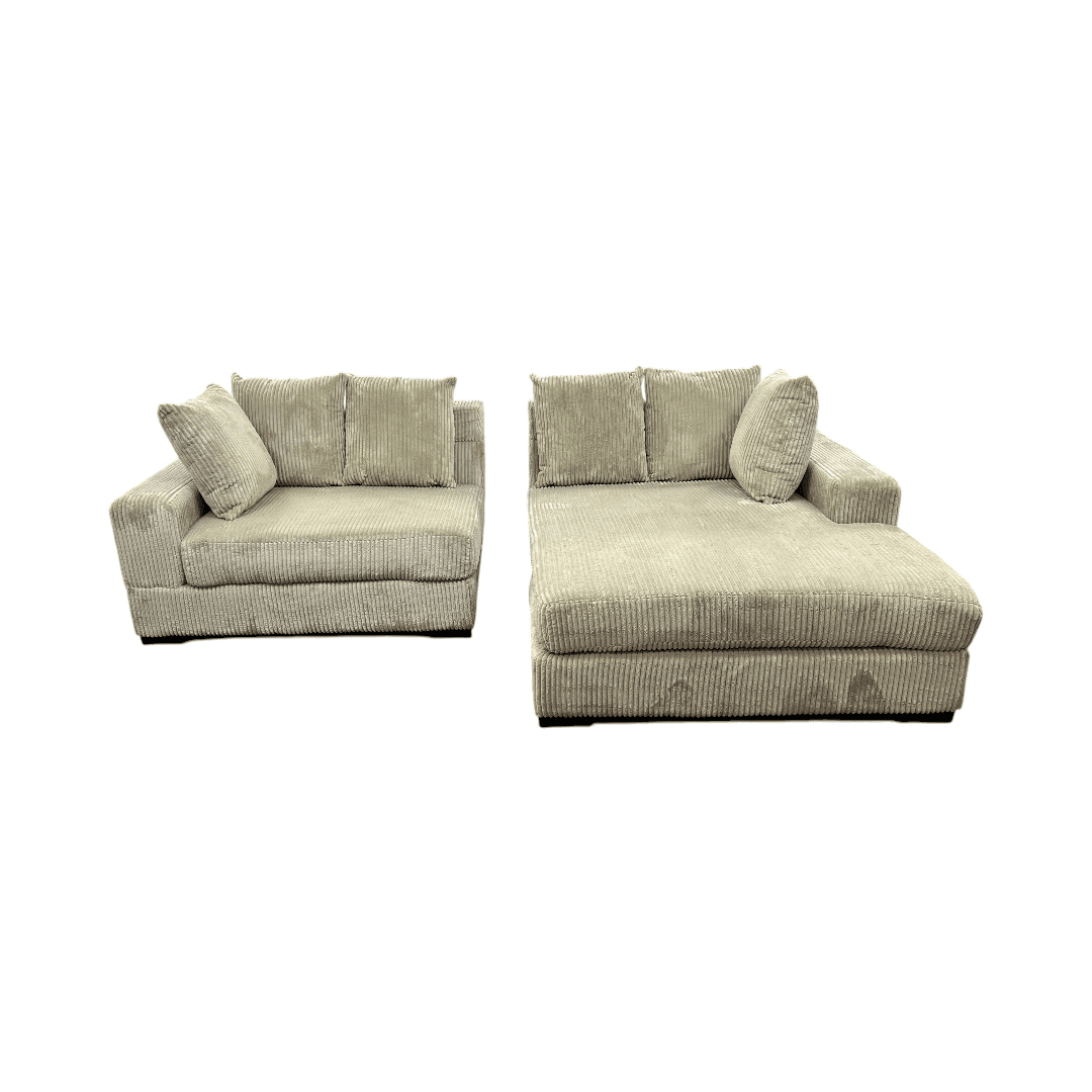 Home by Sean & Catherine Lowe Luxe Corduroy Sectional - Thumbnail 8