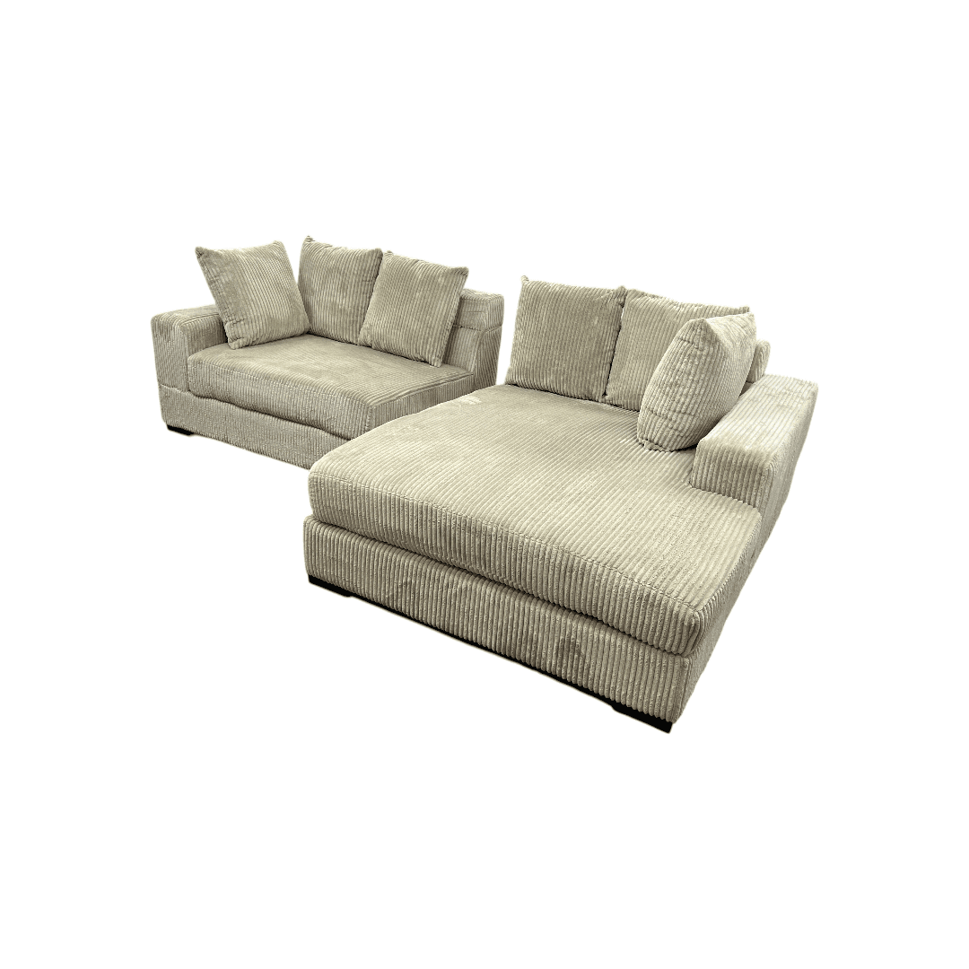 Home by Sean & Catherine Lowe Luxe Corduroy Sectional - Thumbnail 10
