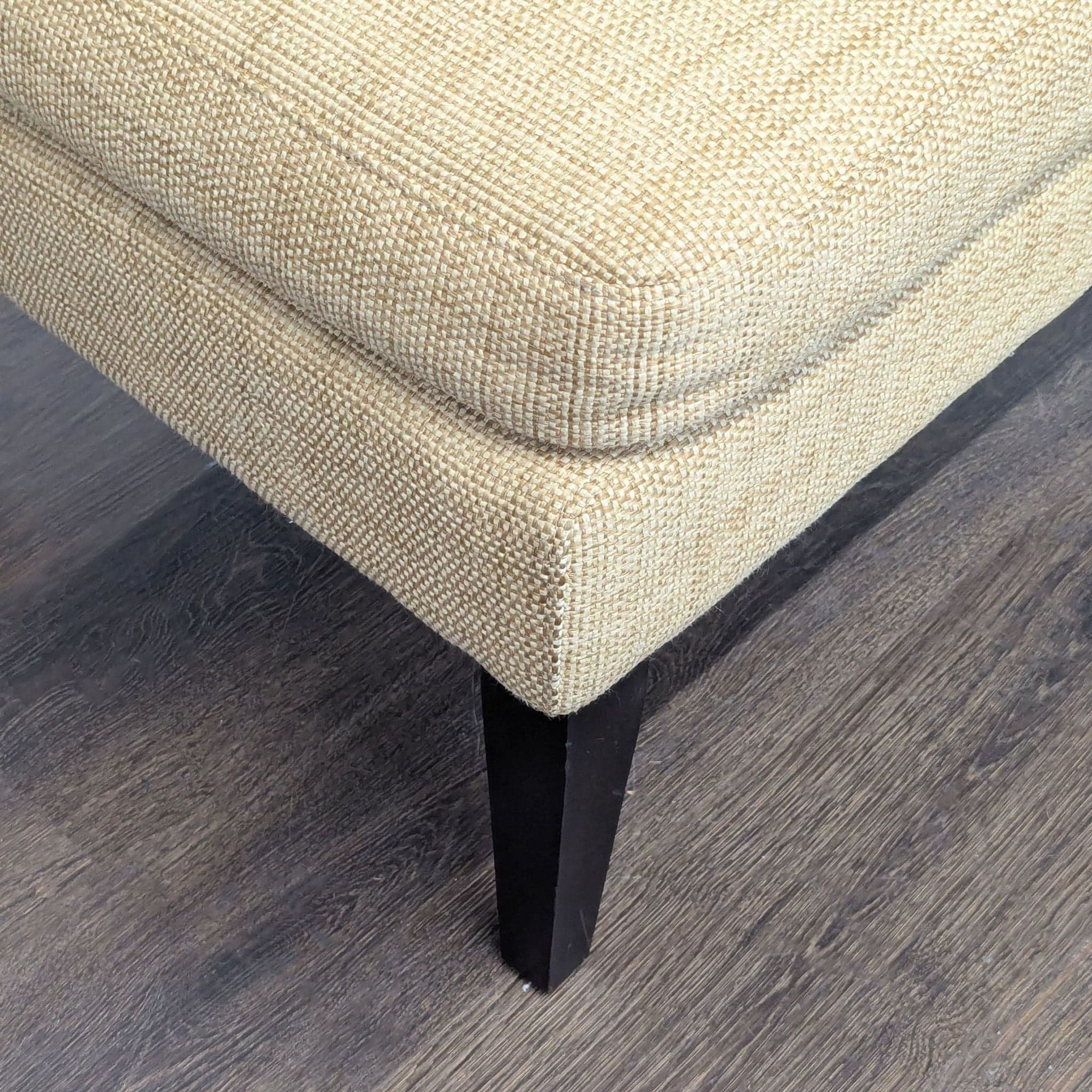 West Elm Lounge Chair in Tan Upholstery - Thumbnail 6